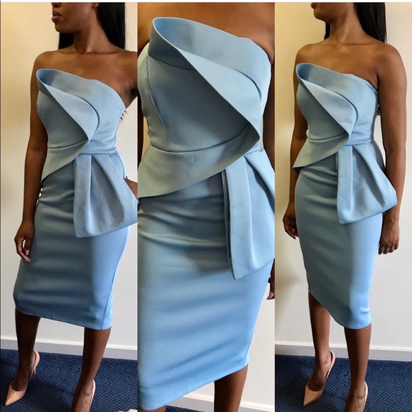 ASOS Dresses & Skirts - blue  cocktail strapless dress